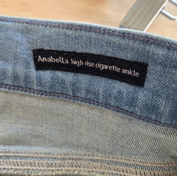 Citizens of Humanity High Rise Cigarette Ankle Light Wash Jeans Size 29 - Picture 15 of 16